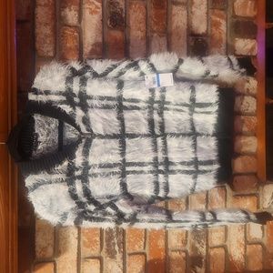 1.STATE  Women's Silver Blush Soft/Stretch Bomber Zip Cardigan Size